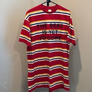 Urban Outfitters Red Striped Tee
